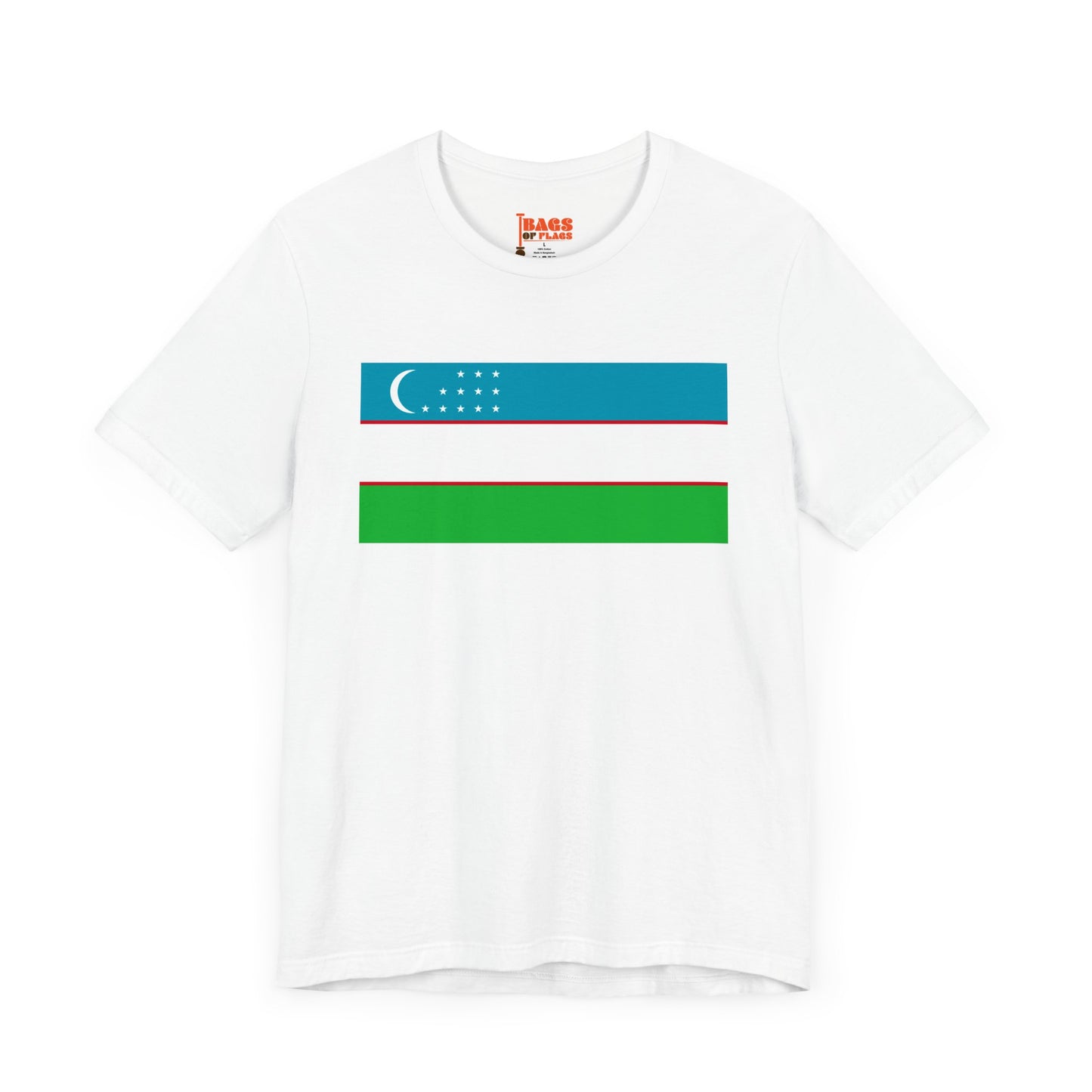 Uzbekistan Flag on T-shirt