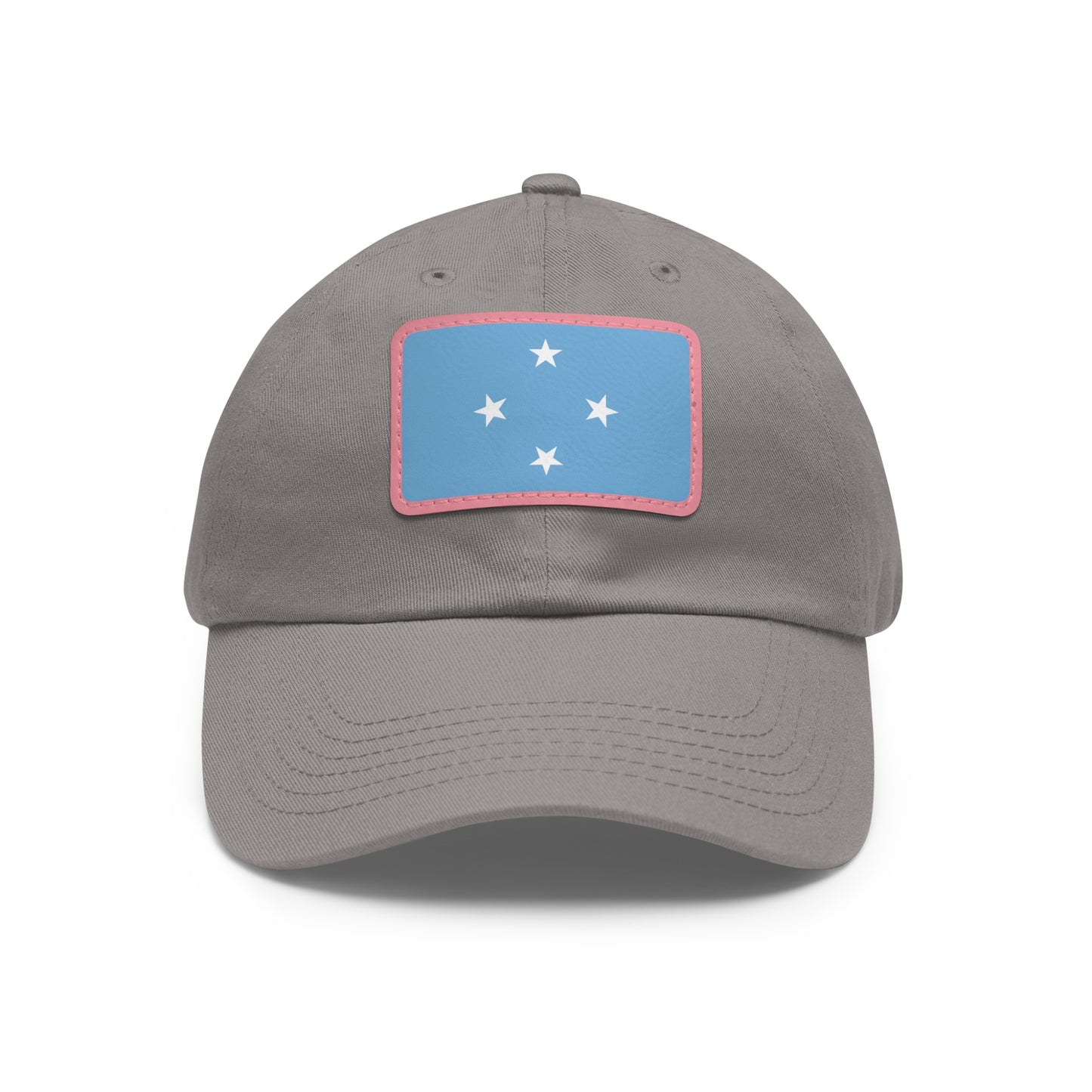 Federated States of Micronesia Leather Patch Hat