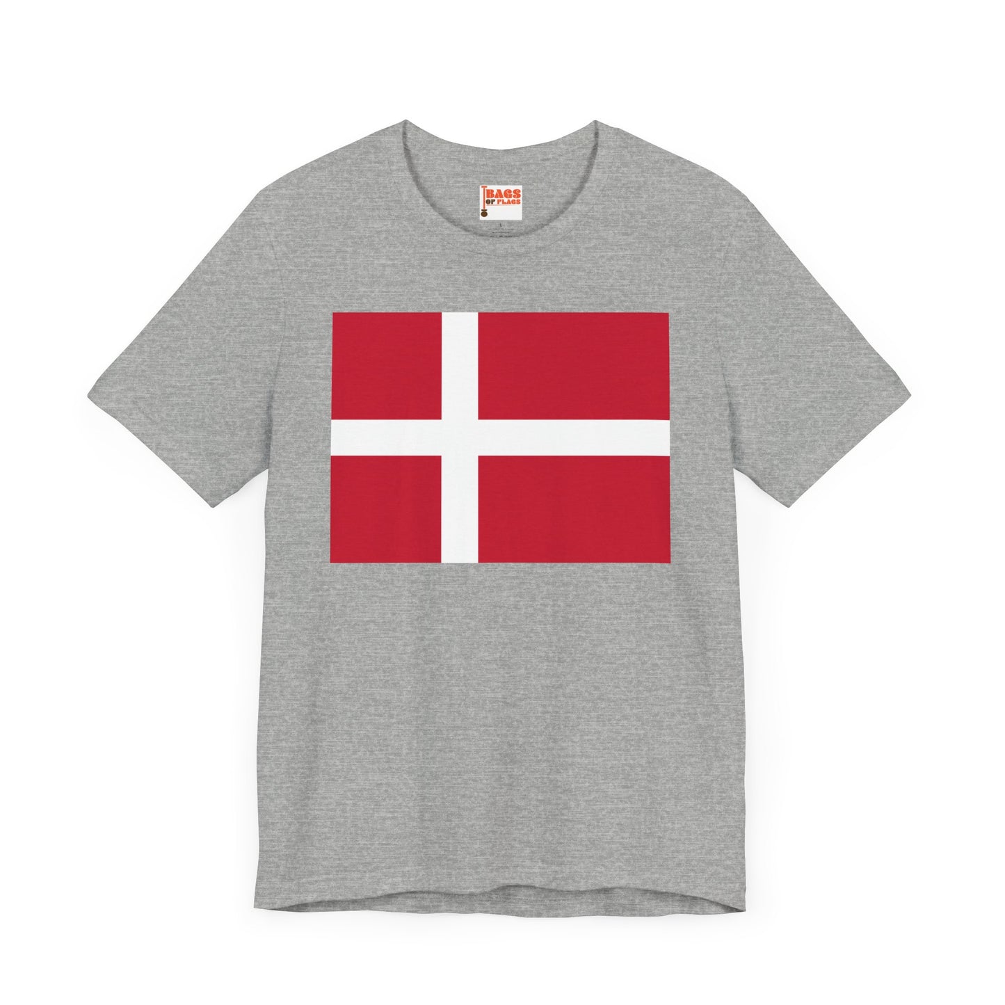 Denmark Flag on T-shirt