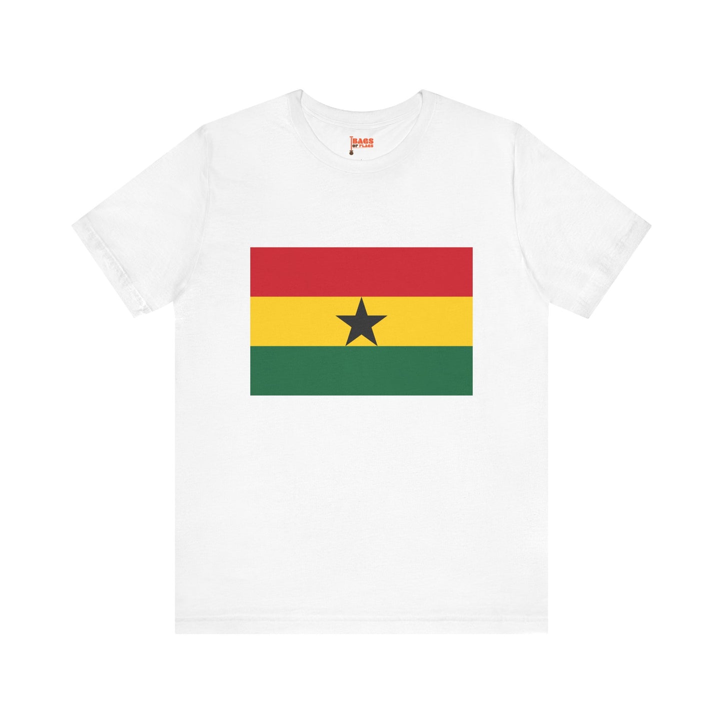Ghana Flag on T-shirt