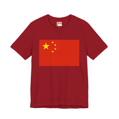 China Flag on T-shirt