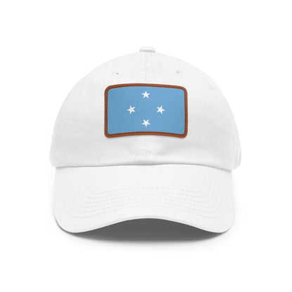 Federated States of Micronesia Leather Patch Hat