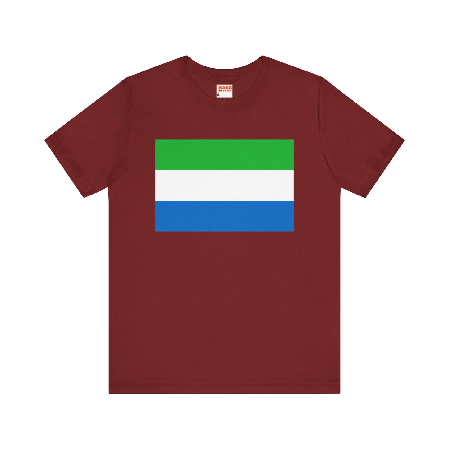Sierra Leone Flag on T-shirt