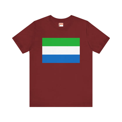 Sierra Leone Flag on T-shirt