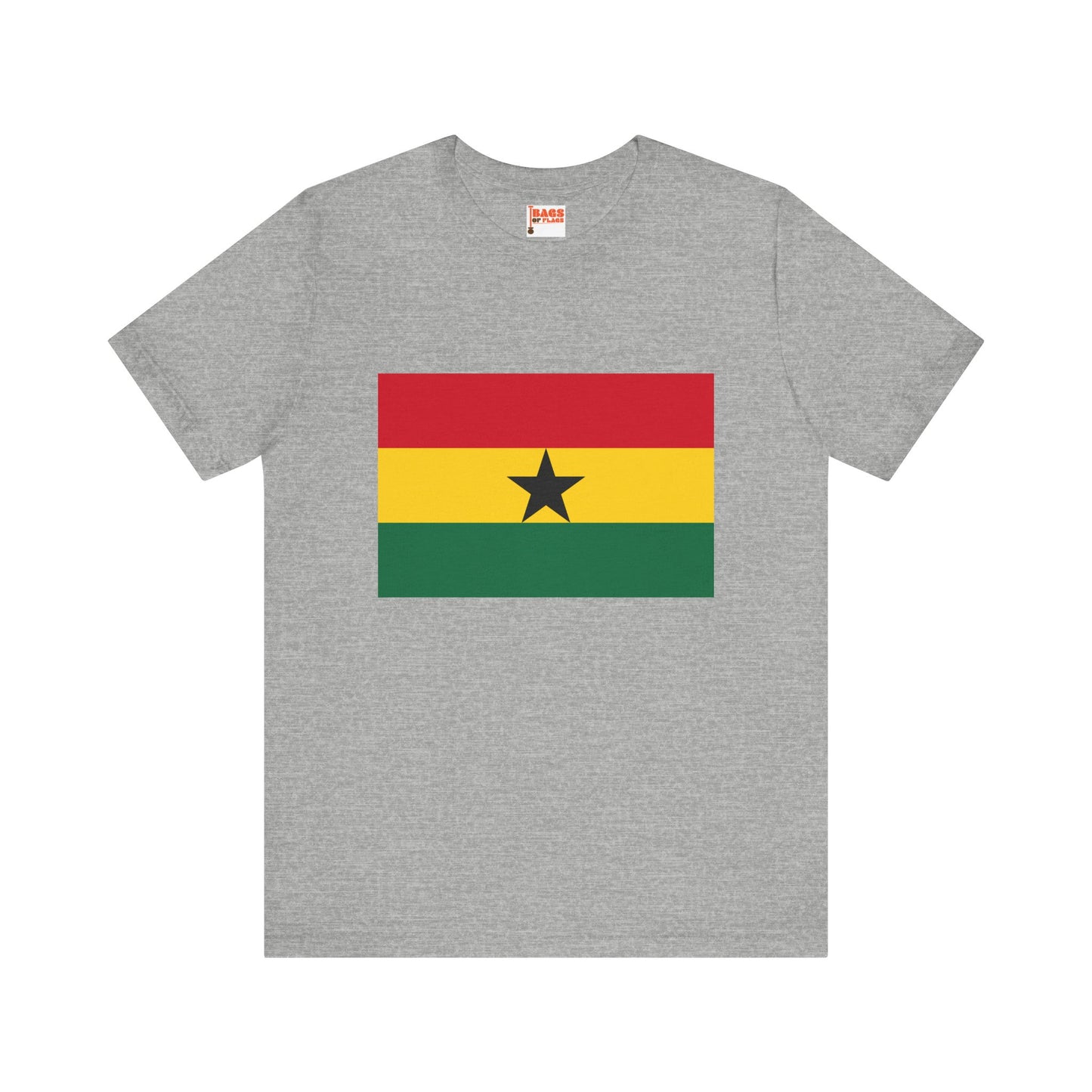 Ghana Flag on T-shirt