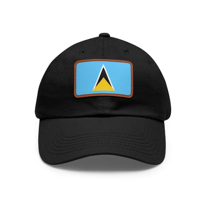 Saint Lucia Leather Patch Hat