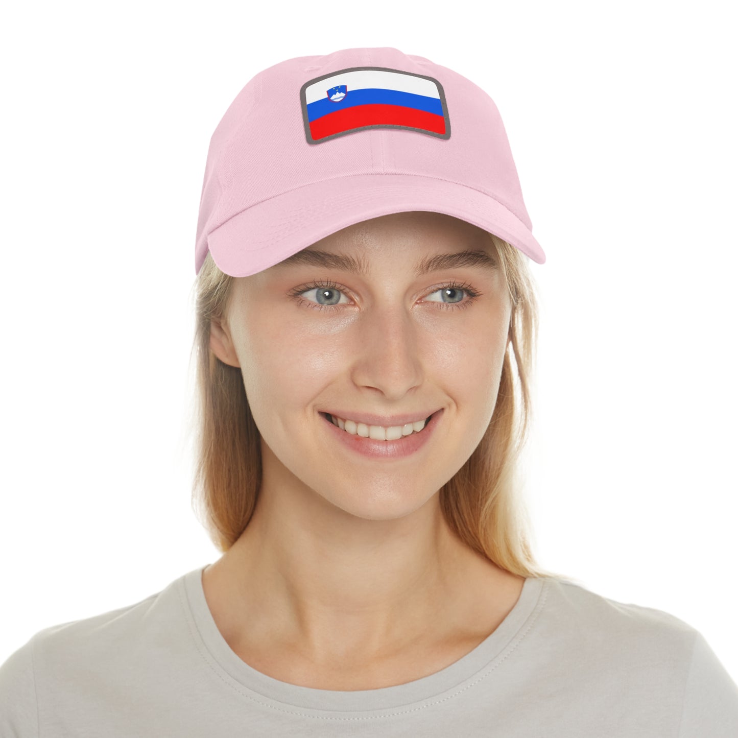 Slovenia Leather Patch Hat