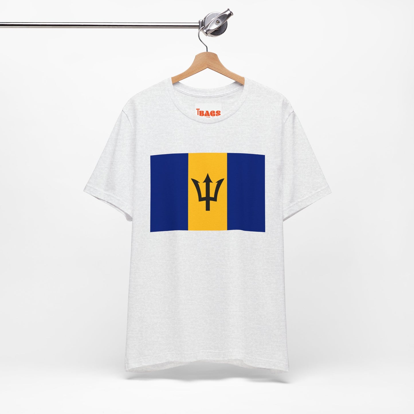 Barbados Flag on T-shirt