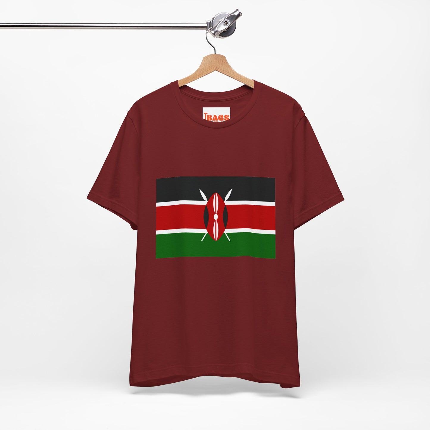 Kenya Flag on T-shirt