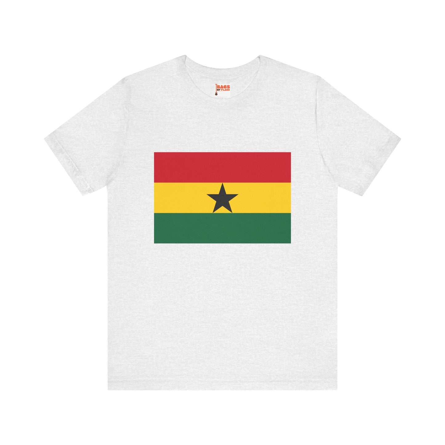 Ghana Flag on T-shirt