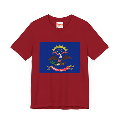 North Dakota Flag T-shirts