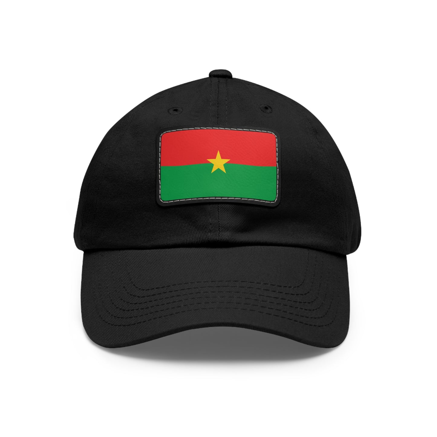 Burkina Faso Leather Patch Hat