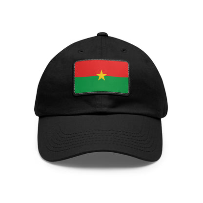Burkina Faso Leather Patch Hat