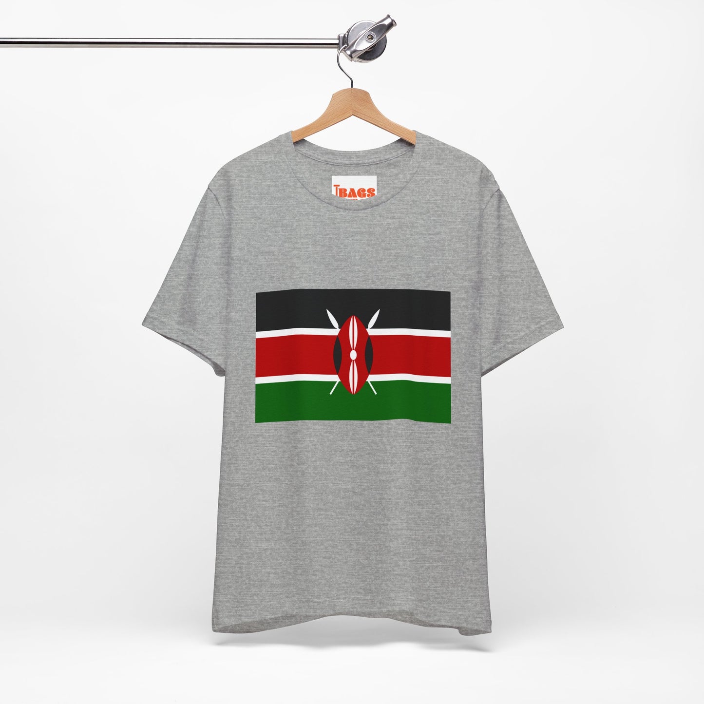 Kenya Flag on T-shirt