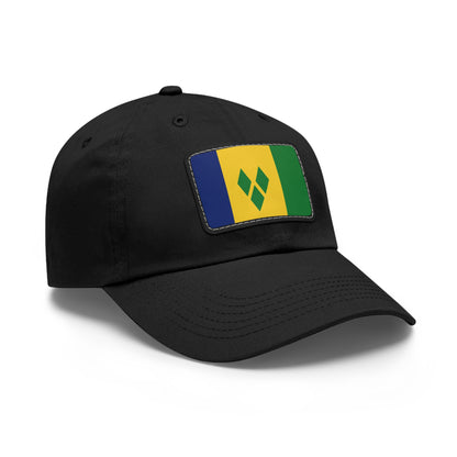 Saint Vincent and the Grenadines Leather Patch Hat
