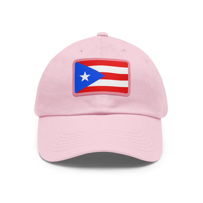Puerto Rico Leather Patch Hat