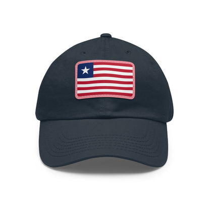 Liberia Leather Patch Hat