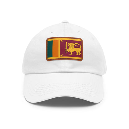 Sri Lanka Leather Patch Hat
