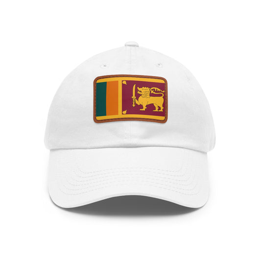 Sri Lanka Leather Patch Hat