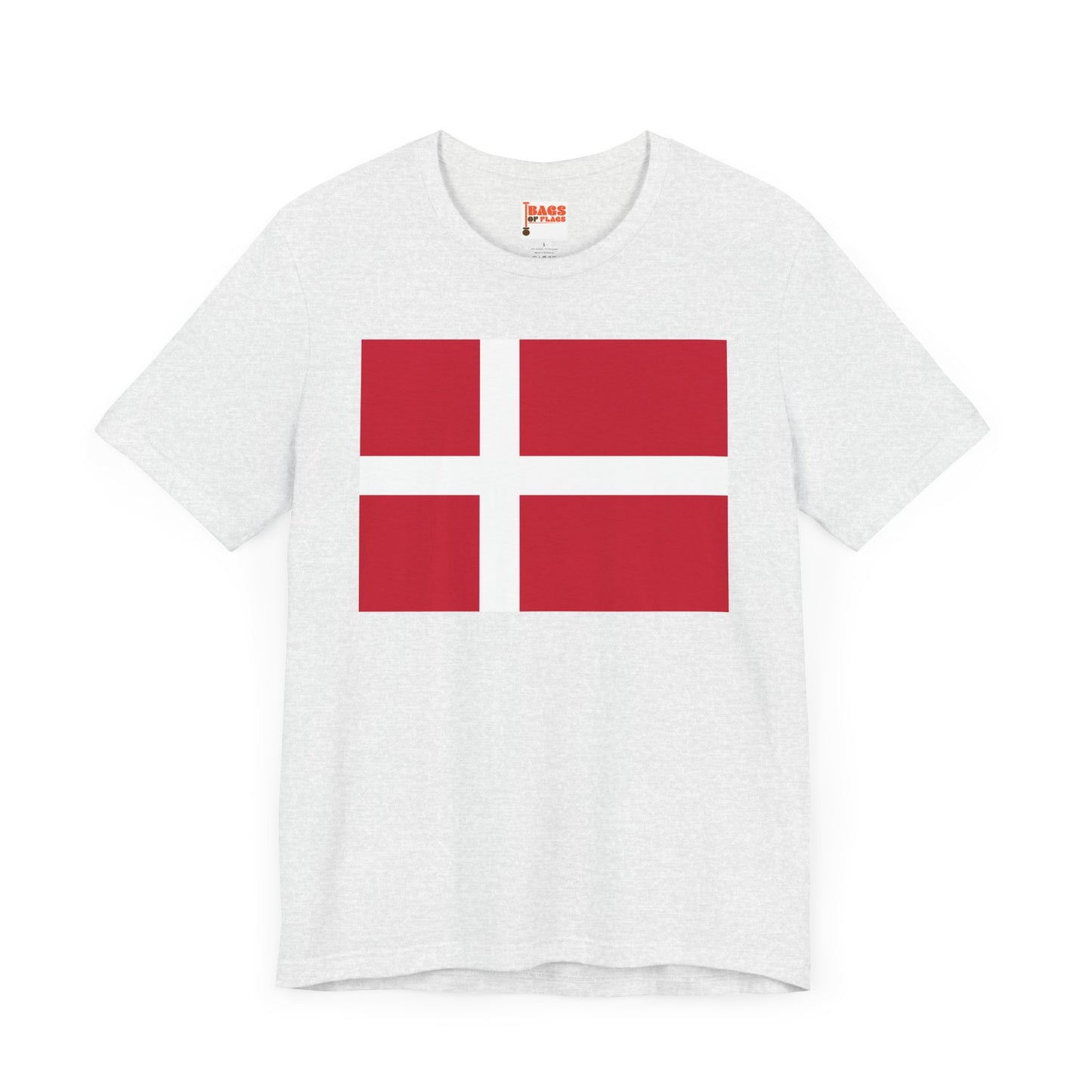 Denmark Flag on T-shirt