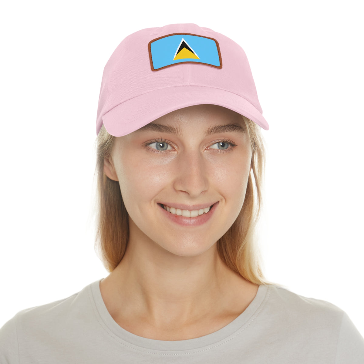 Saint Lucia Leather Patch Hat