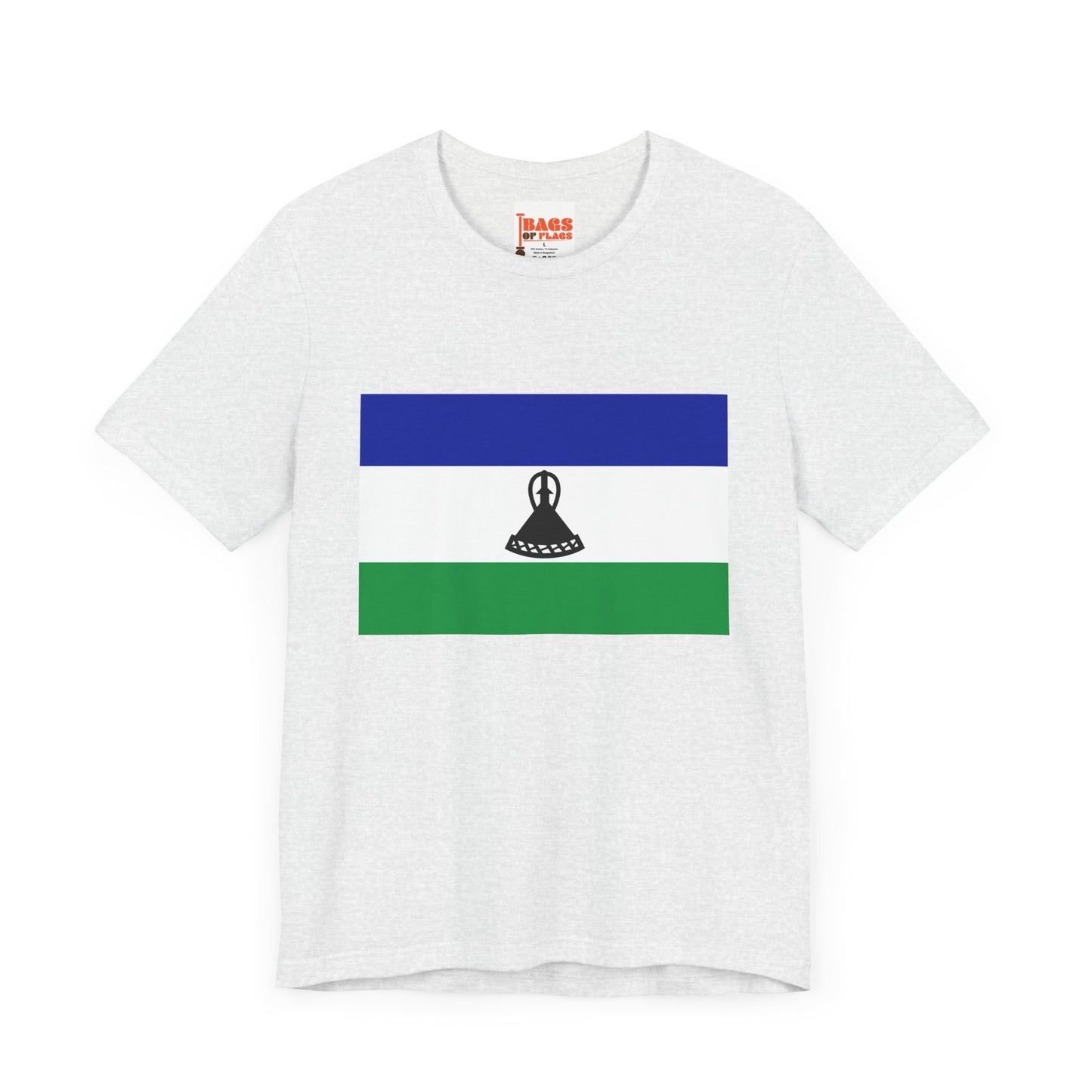 Lesotho Flag on T-shirt