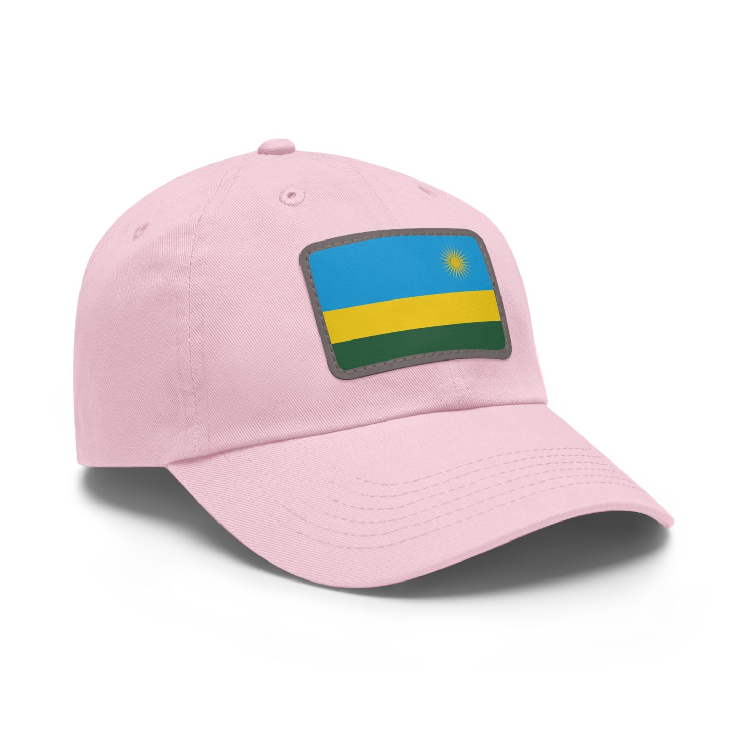 Rwanda Leather Patch Hat