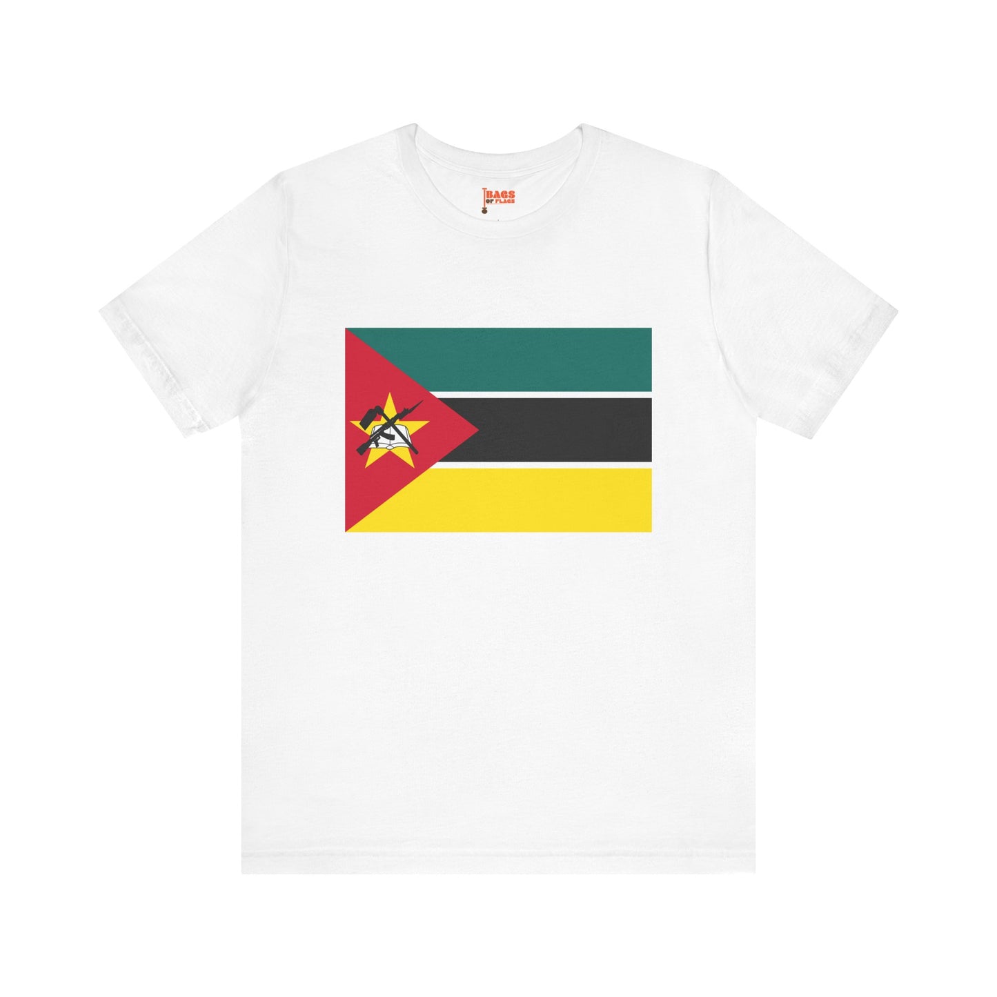 Mozambique Flag on T-shirt