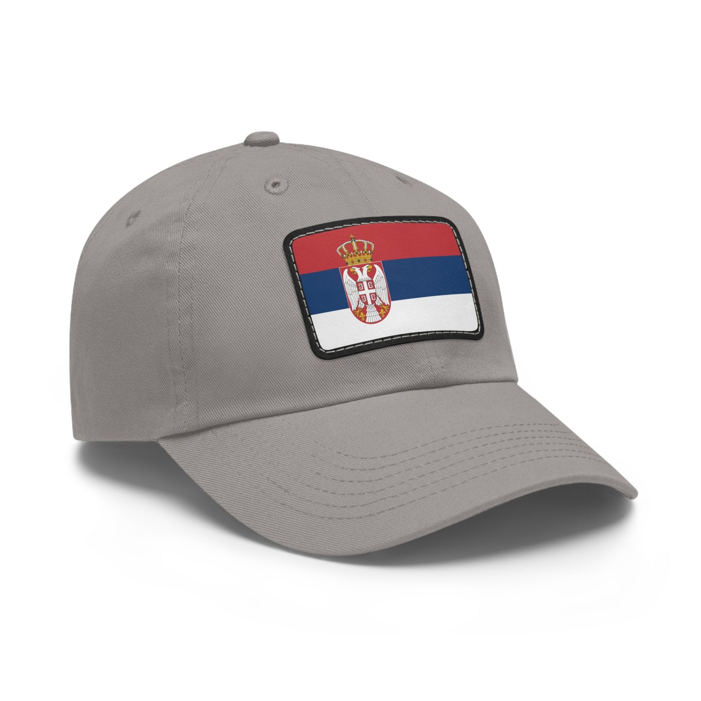 Serbia Leather Patch Hat