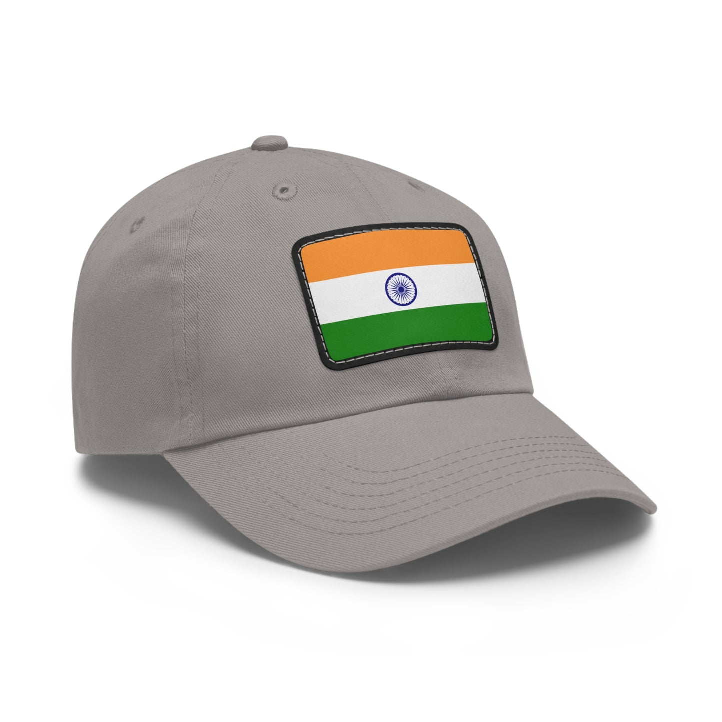 India Leather Patch Hat