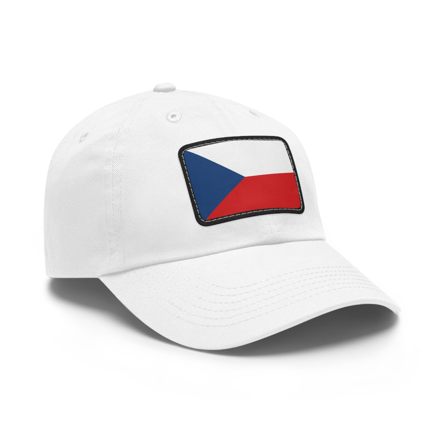 Czech Republic Leather Patch Hat