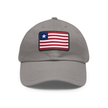Liberia Leather Patch Hat