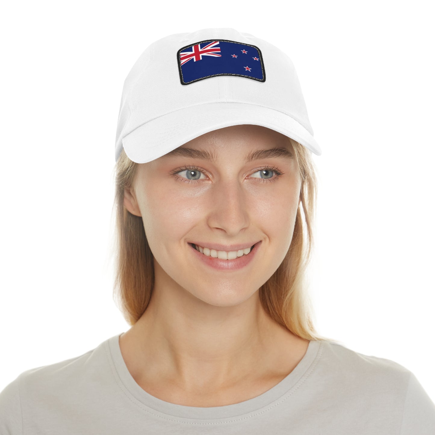 New Zealand Leather Patch Hat