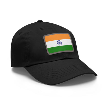 India Leather Patch Hat