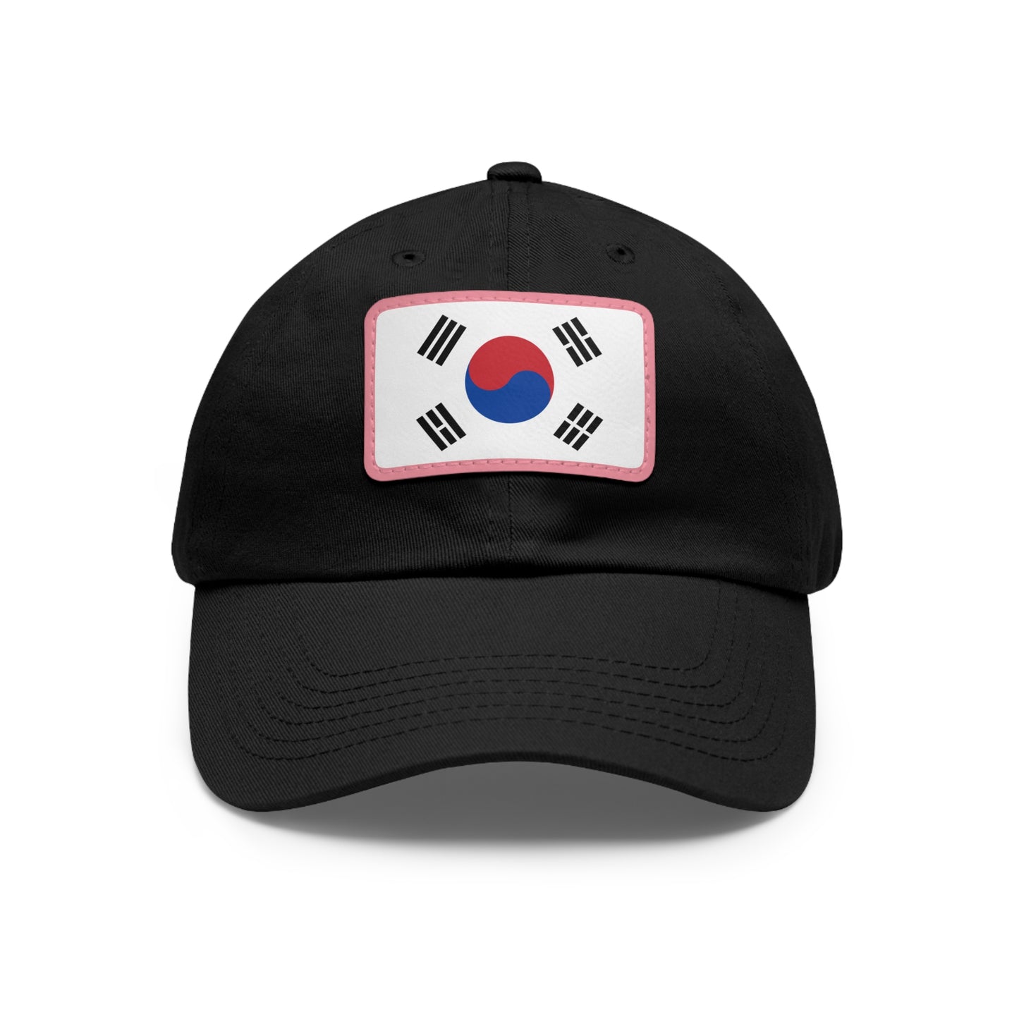 South Korea Leather Patch Hat