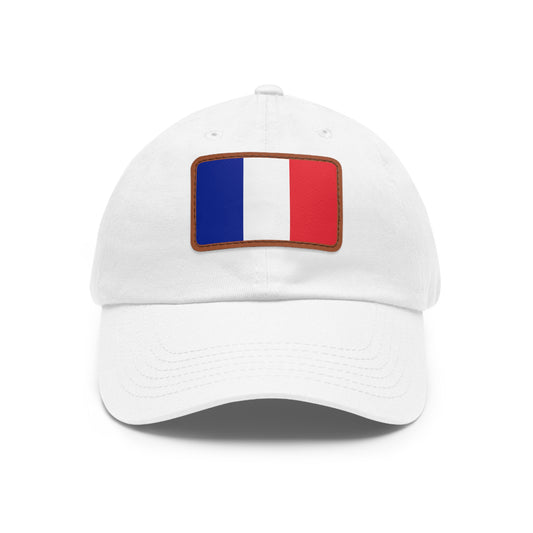France Leather Patch Hat