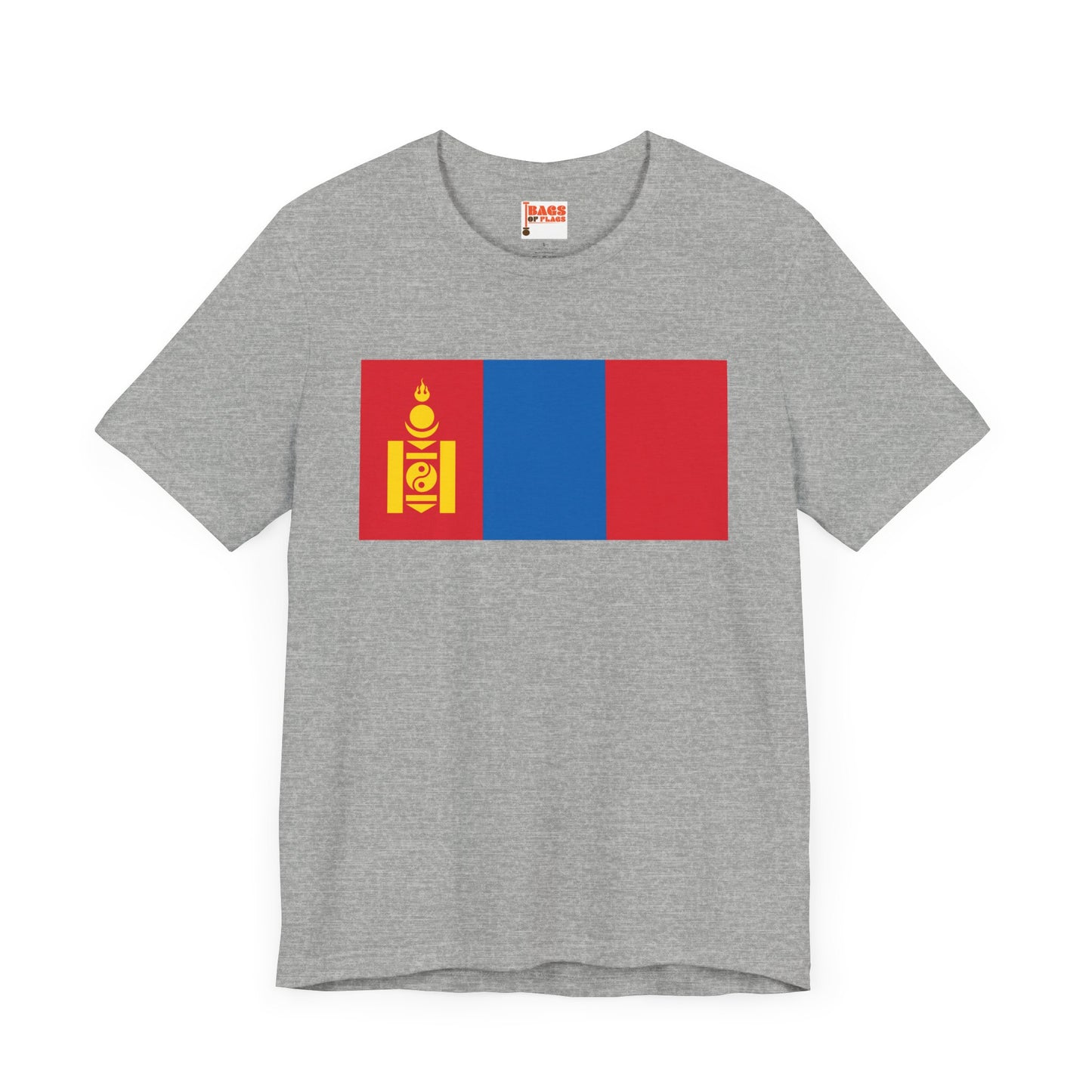 Mongolia Flag on T-shirt