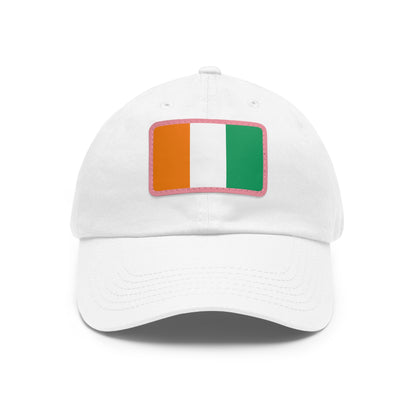 Côte d’Ivoire Leather Patch Hat