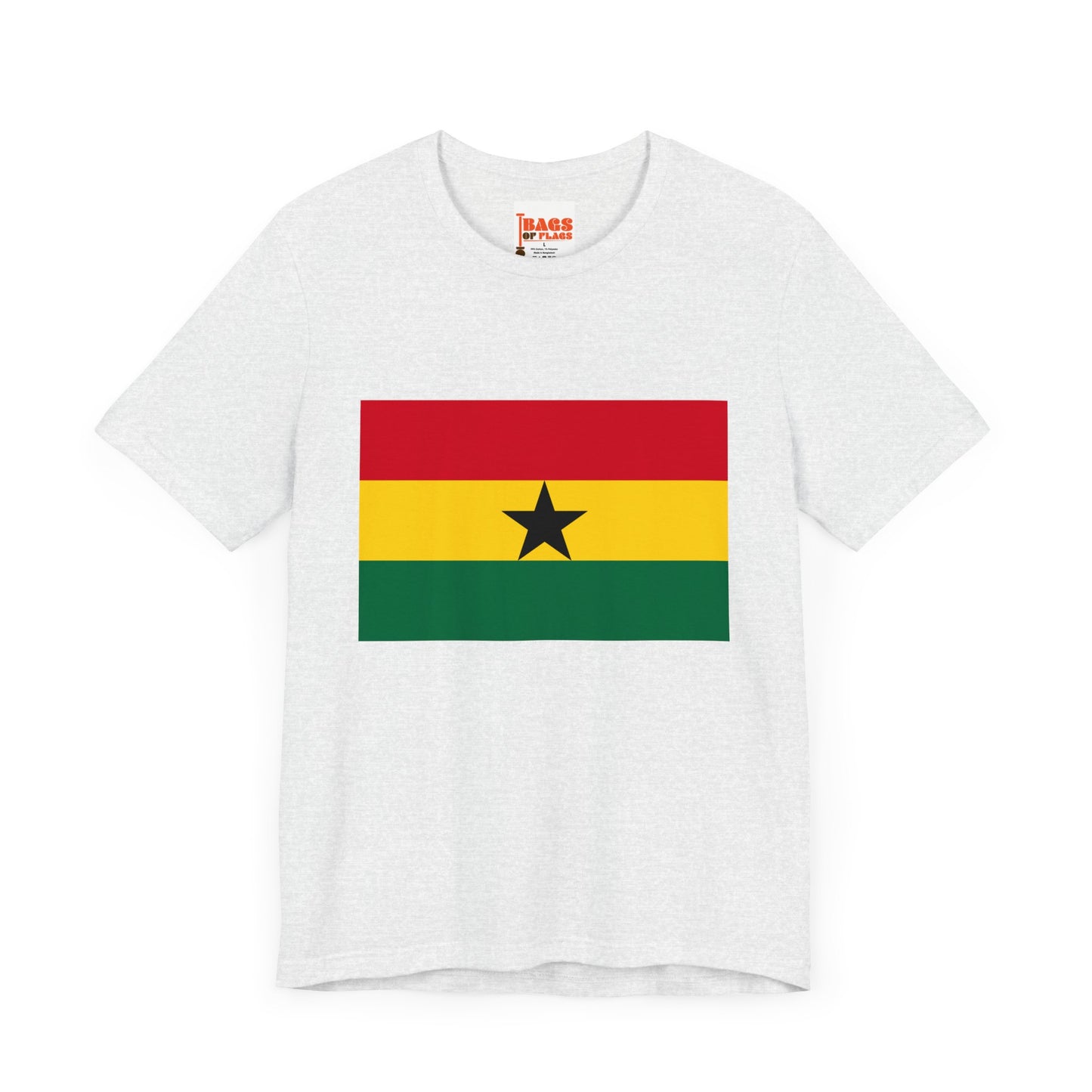 Ghana Flag on T-shirt