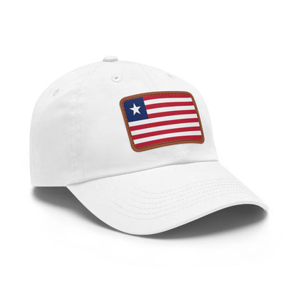 Liberia Leather Patch Hat