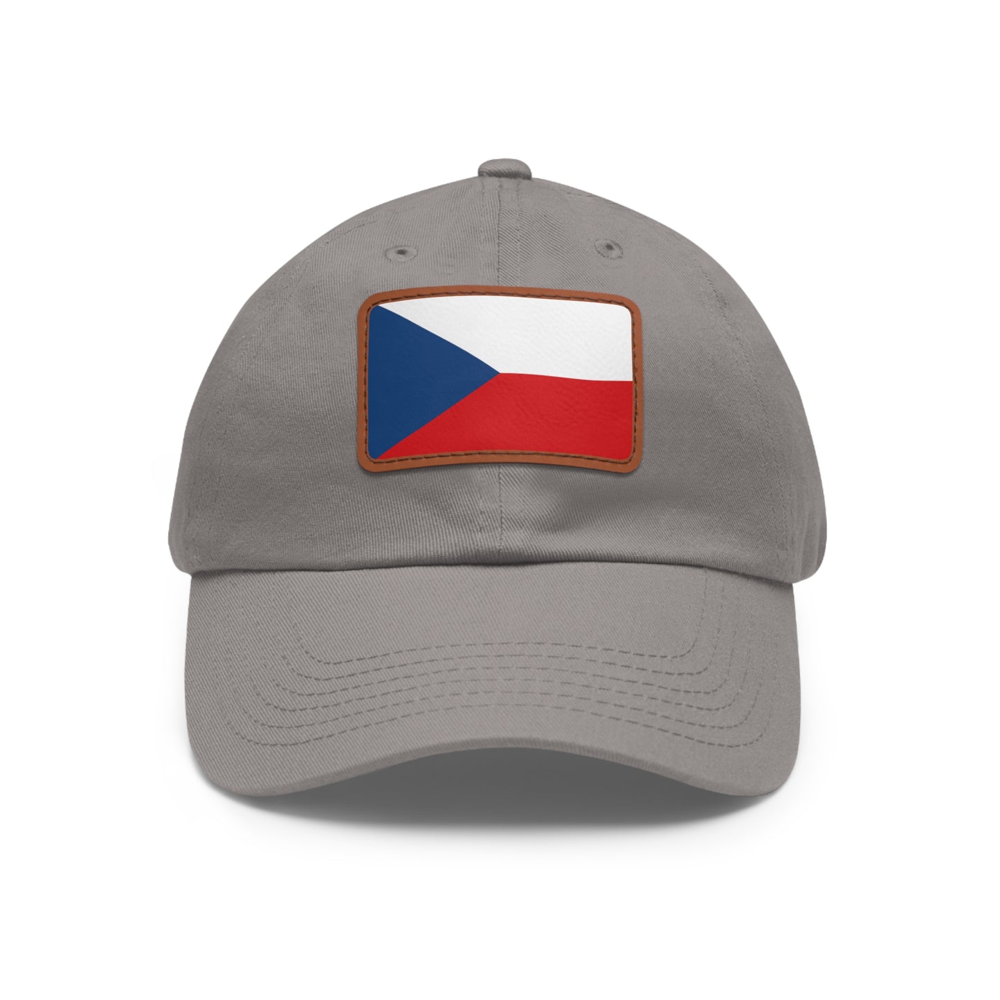 Czech Republic Leather Patch Hat