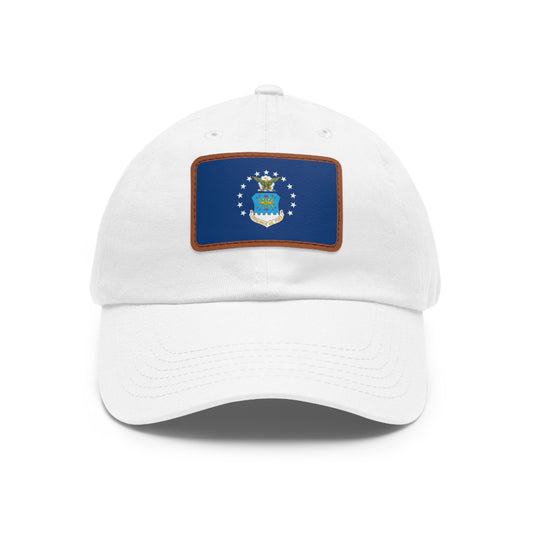 US Air Force Leather Patch Hat