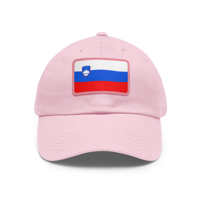Slovenia Leather Patch Hat