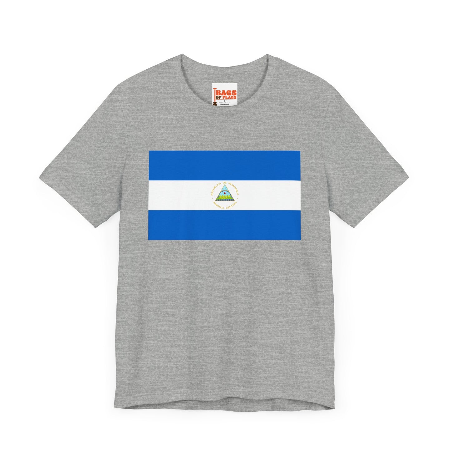 Nicaragua Flag on T-shirt