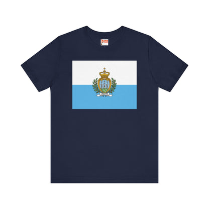 San Marino Flag on T-shirt