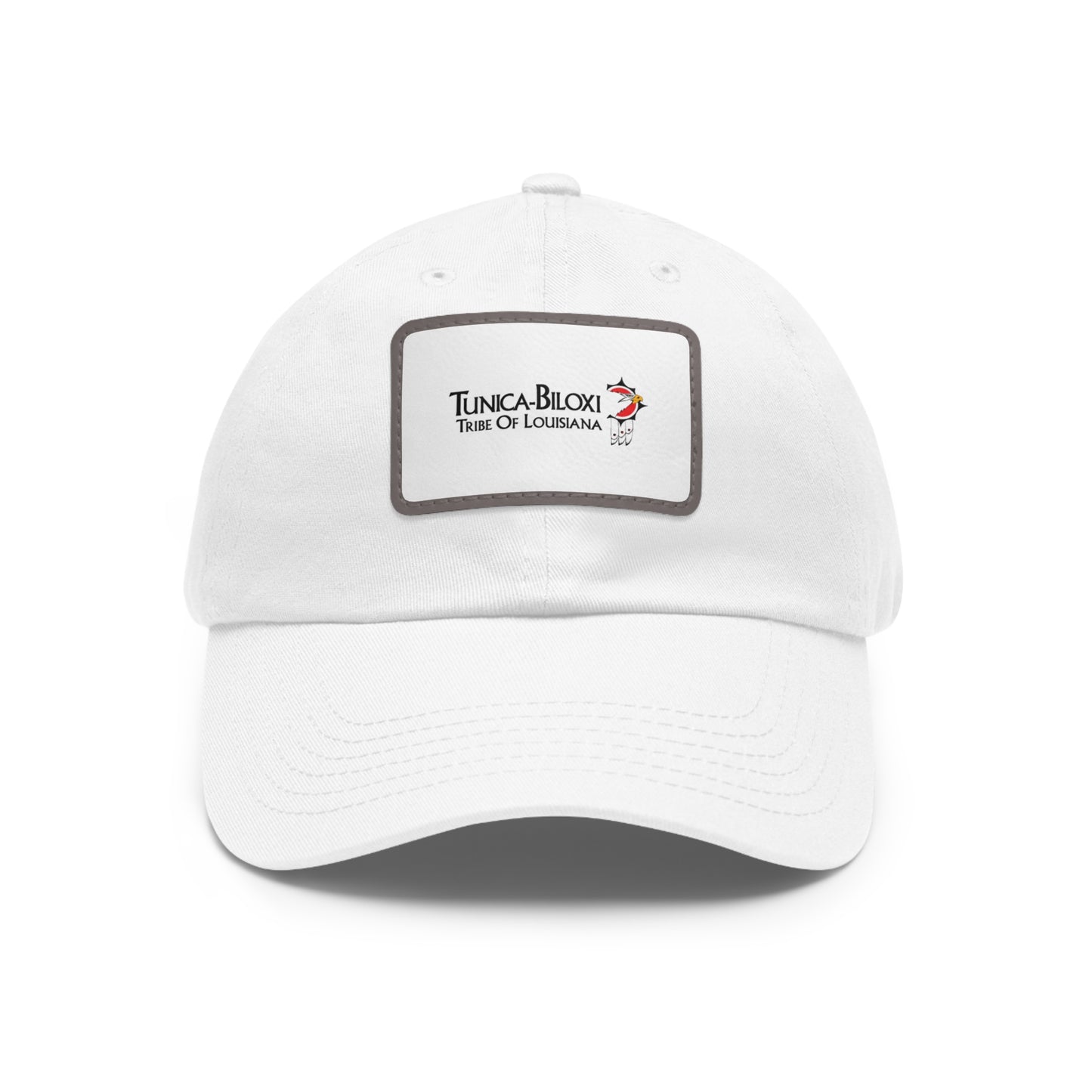 Tunica-Biloxi Tribe Leather Patch Hat