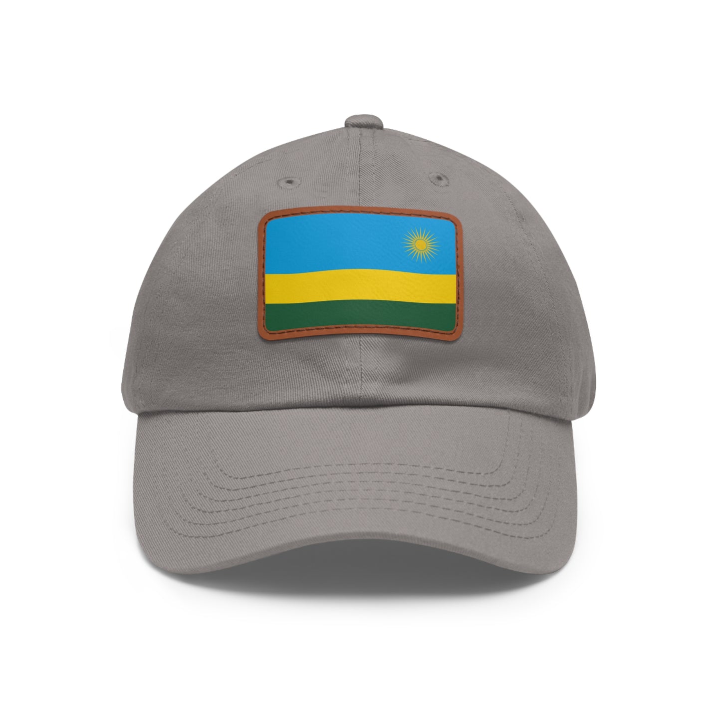 Rwanda Leather Patch Hat