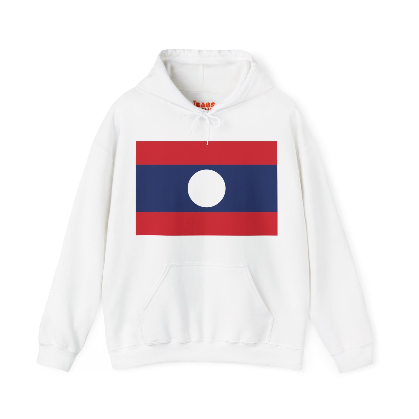 Laos Flag Hoodie