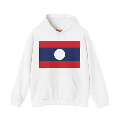Laos Flag Hoodie