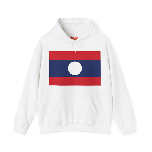 Laos Flag Hoodie